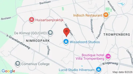 Kontorer til leie i Hilversum - kort over placeringen