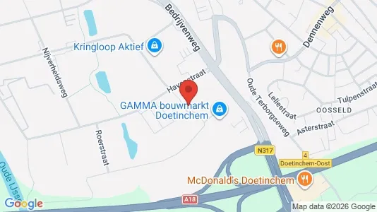 Kontorlokaler til leje i Doetinchem - kort over placeringen
