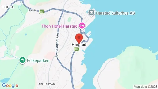 Liikekiinteistöt Vuokrattavana i Harstad - Kuva Google Street Viewstä