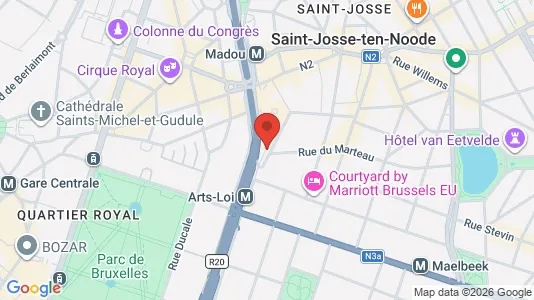 Coworking spaces for rent i Stad Brussel - Photo from Google Street View