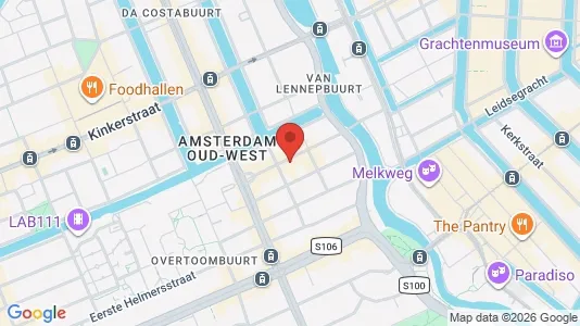Büros zur Miete i Amsterdam Oud-West – Foto von Google Street View
