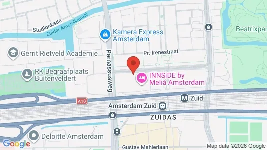 Office spaces for rent i Amsterdam Zuideramstel - kort over placeringen