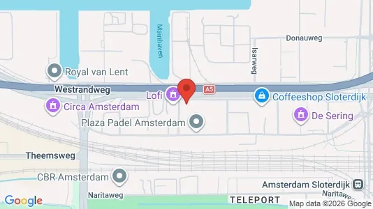 Büros zur Miete i Amsterdam Westpoort - kort over placeringen