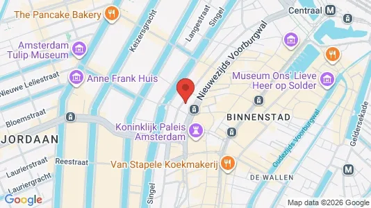 Lokale biurowe Do wynajęcia i Amsterdam Centrum - kort over placeringen