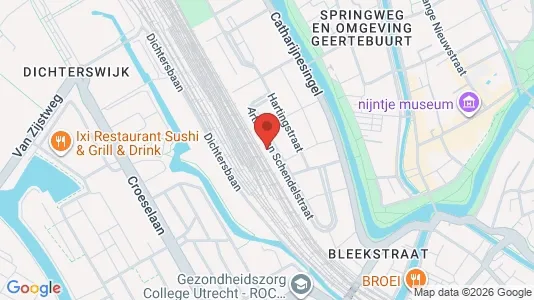 Office spaces for rent i Utrecht Binnenstad - kort over placeringen