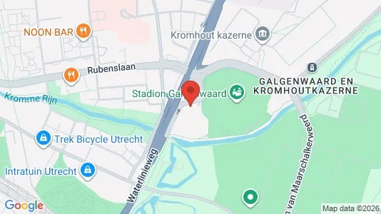 Kontorlokaler til leje i Utrecht Oost - kort over placeringen