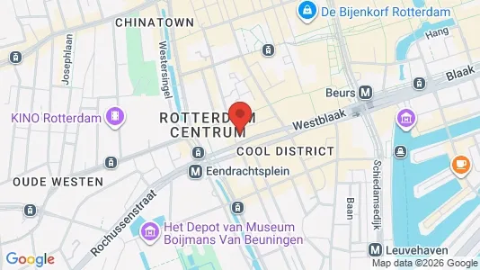 Kontorlokaler til leje i Rotterdam Centrum - Foto fra Google Street View