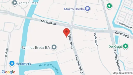 Kontorslokaler för uthyrning i Breda – Foto från Google Street View