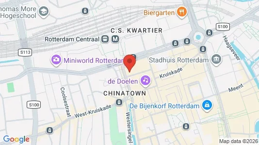 Kontorlokaler til leje i Rotterdam Charlois - kort over placeringen