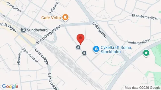 Kontorer til leie i Solna – Bilde fra Google Street View