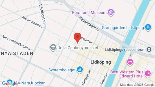 Gewerbeflächen zur Miete i Lidköping – Foto von Google Street View