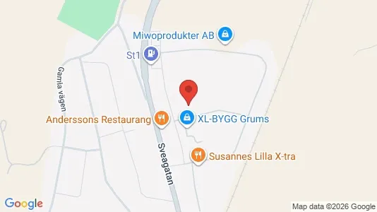 Liikekiinteistöt Vuokrattavana i Grums - Kuva Google Street Viewstä