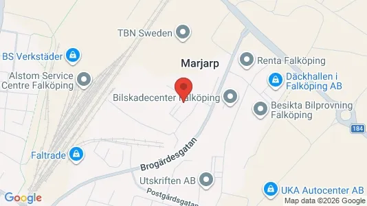 Commercial properties for rent i Falköping - Photo from Google Street View