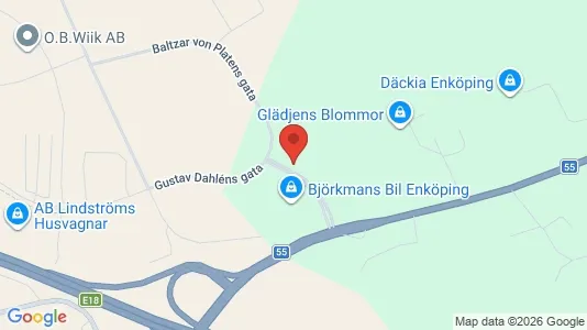 Liikekiinteistöt Vuokrattavana i Enköping - Kuva Google Street Viewstä