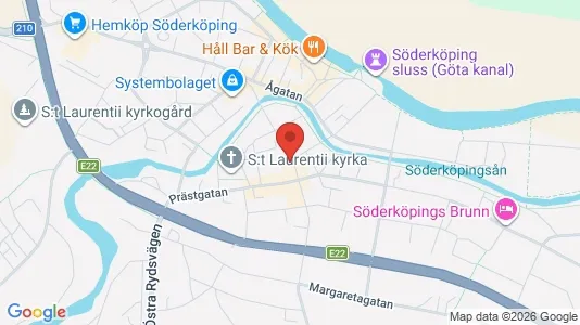 Gewerbeflächen zur Miete i Söderköping – Foto von Google Street View
