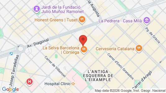 Coworking spaces zur Miete i Barcelona Eixample – Foto von Google Street View