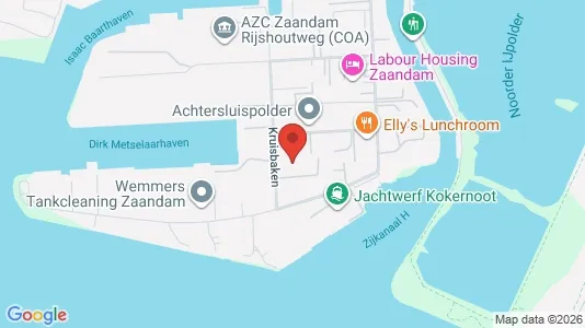 Commercial properties for rent i Zaanstad - kort over placeringen
