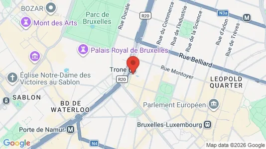 Coworking spaces zur Miete i Stad Brussel – Foto von Google Street View