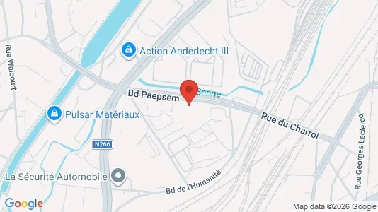 Coworking spaces zur Miete i Brüssel Anderlecht – Foto von Google Street View