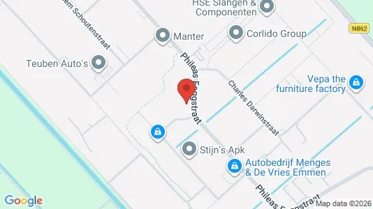 Liikekiinteistöt Vuokrattavana i Emmen - Kuva Google Street Viewstä