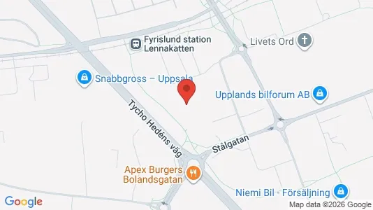 Kontorlokaler til leje i Uppsala - Foto fra Google Street View