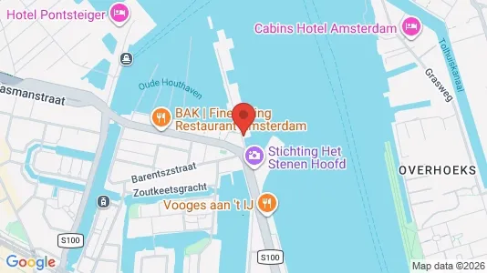 Commercial properties for rent i Amsterdam Centrum - kort over placeringen