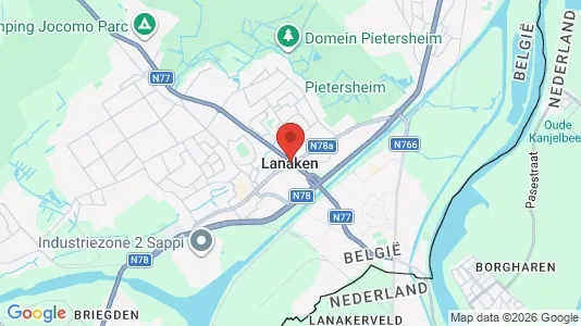 Varastot Vuokrattavana i Lanaken - Kuva Google Street Viewstä