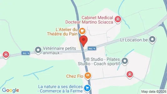Toimistotilat Vuokrattavana i Sprimont - Kuva Google Street Viewstä
