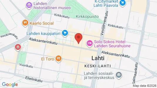 Espacios de oficina En alquiler i Lahti - kort over placeringen