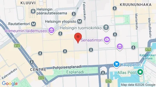 Büros zur Miete i Helsinki Eteläinen - kort over placeringen
