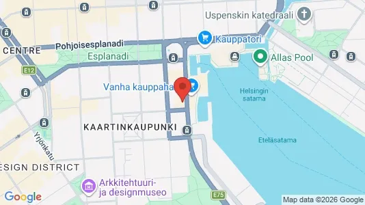 Office spaces for rent i Helsinki Eteläinen - kort over placeringen