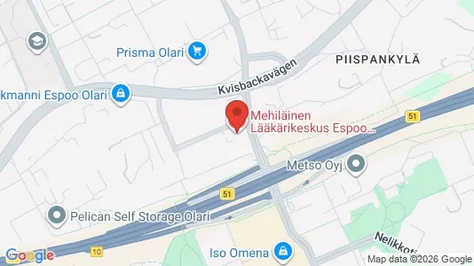 Office spaces for rent i Espoo - Photo from Google Street View