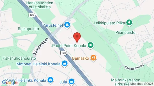 Kantorruimte te huur i Helsinki Läntinen - kort over placeringen