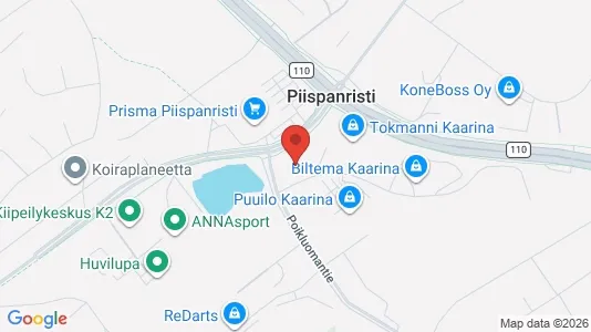 Gewerbeflächen zur Miete i Kaarina - kort over placeringen