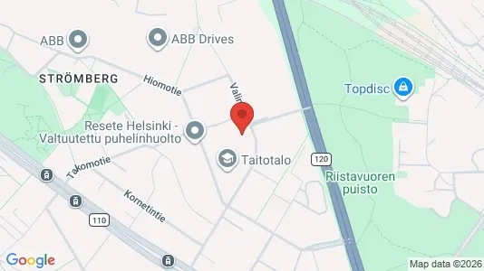 Lokale biurowe Do wynajęcia i Helsinki Läntinen - kort over placeringen