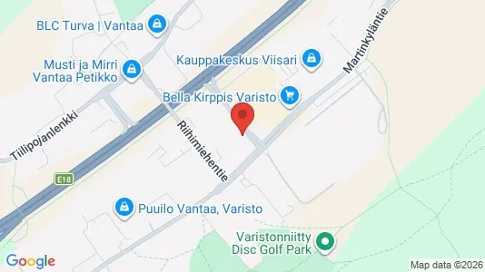 Gewerbeflächen zur Miete i Vantaa – Foto von Google Street View
