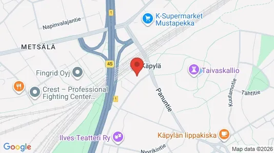 Office spaces for rent i Helsinki Pohjoinen - kort over placeringen