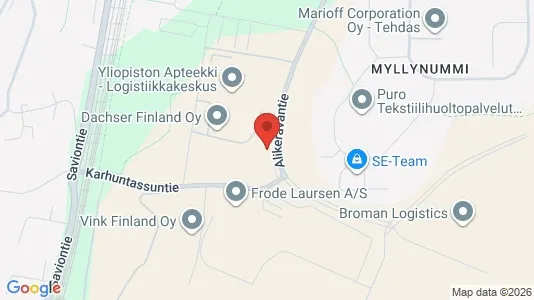 Værkstedslokaler til leje i Kerava - Foto fra Google Street View