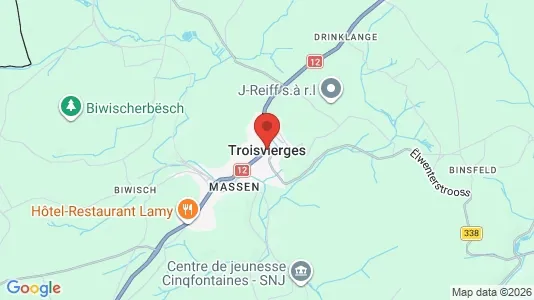 Kontorer til leie i Troisvierges – Bilde fra Google Street View