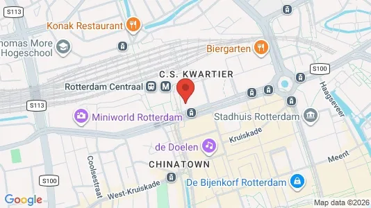 Kontorer til leie i Rotterdam Centrum – Bilde fra Google Street View