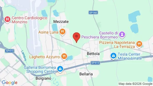 Büros zur Miete i Peschiera Borromeo - kort over placeringen
