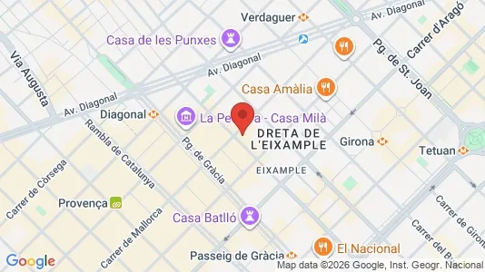 Kontorhoteller til leje i Barcelona Eixample - Foto fra Google Street View