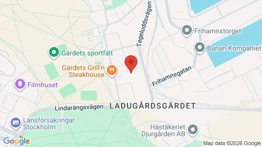 Büros zur Miete i Gärdet/Djurgården – Foto von Google Street View