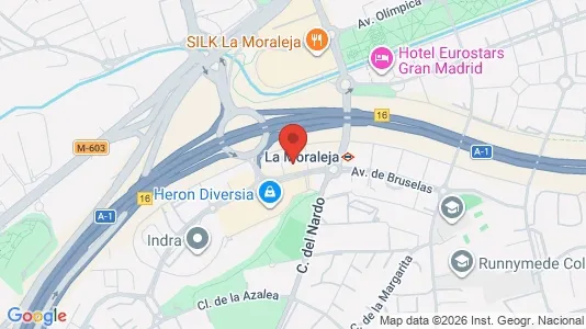 Office spaces for rent i Alcobendas - kort over placeringen