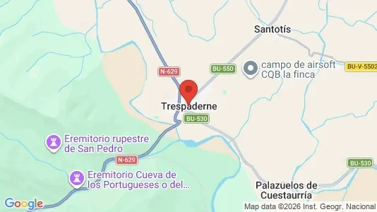 Büros zur Miete i Trespaderne – Foto von Google Street View