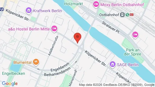 Büros zur Miete i Berlin Mitte - kort over placeringen