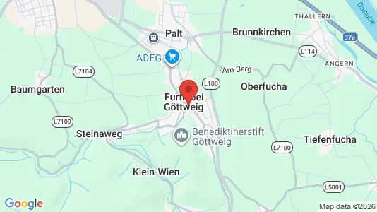Büros zur Miete i Furth bei Göttweig - kort over placeringen