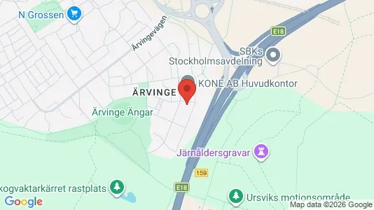 Kontorslokaler för uthyrning i Västerort - kort over placeringen