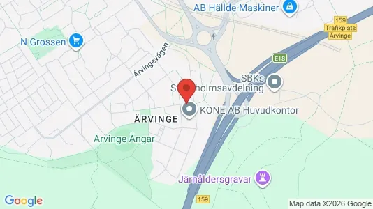 Kontorslokaler för uthyrning i Västerort - kort over placeringen