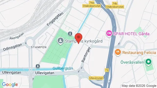 Kontorer til leie i Örgryte-Härlanda - kort over placeringen